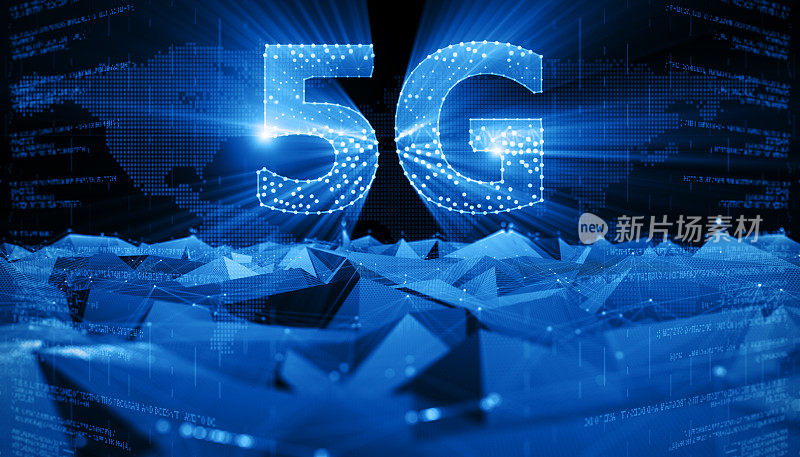 5G wifi技术数字概念